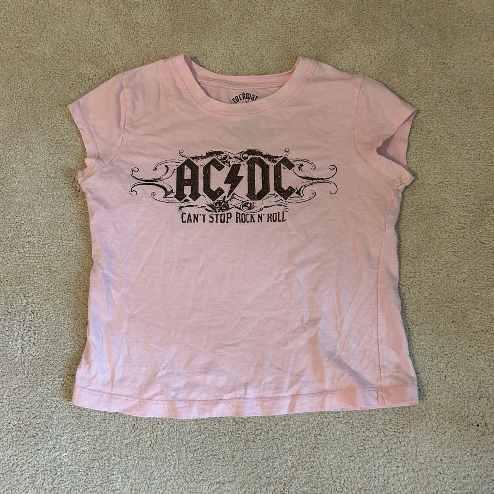 Vintage AC/DC shirt baby tee